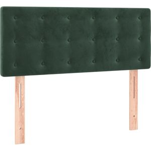 vidaXL Kopfteil Dunkelgrün 80x5x78/88 cm Samt