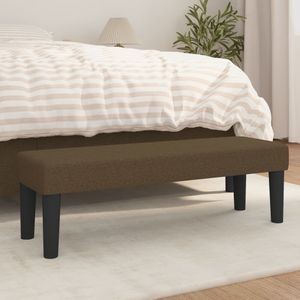 Vidaxl - Sitzbank Dunkelbraun 100x30x30 cm Stoff