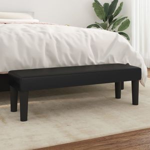 Vidaxl - Sitzbank Schwarz 100x30x30 cm Kunstleder