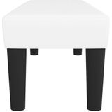 vidaXL Sitzbank Weiß 100x30x30 cm Kunstleder