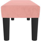 vidaXL Bankje 100x30x30 cm fluweel roze