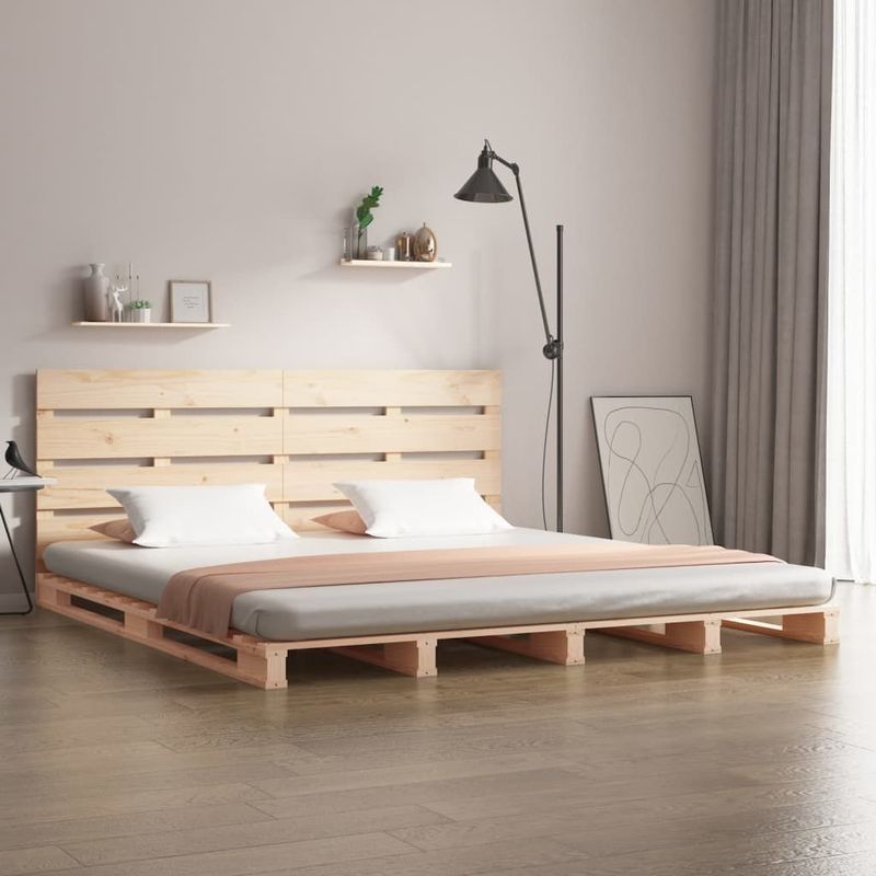 Vidaxl - Massivholzbett ohne Matratze 120x200 cm Kiefernholz