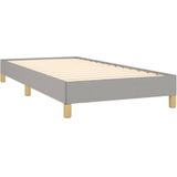 VidaXL Bedframe Stof Lichtgrijs 80x200 cm