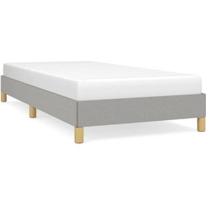 VidaXL Bedframe Stof Lichtgrijs 80x200 cm