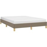 VidaXL Bedframe Stof Taupe 140x200 cm