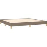 VidaXL Bedframe Stof Taupe 200x200 cm