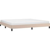 VidaXL Bedframe Kunstleer Cappuccino 200x200 cm