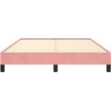 vidaXL Bettgestell Rosa 140x200 cm Samt