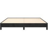 vidaXL Bettgestell ohne Matratze Schwarz 180x200 cm Samt