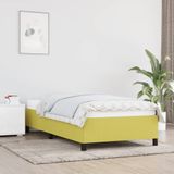 vidaXL Bedframe stof groen 90x200 cm