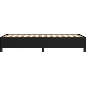 vidaXL - Bedframe - zonder - matras - 100x200 - cm - stof - zwart