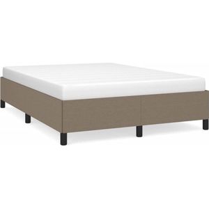 Bedframe stof taupe 140x190 cm