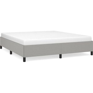 VidaXL Bedframe Stof Lichtgrijs 180x200 cm