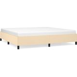 VidaXL Bedframe Stof Crèmekleurig 200x200 cm