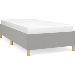 vidaXL-Bedframe-stof-lichtgrijs-90x200-cm