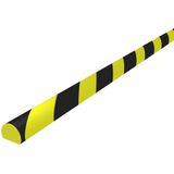 vidaXL Kantenschoner Gelb & Schwarz 4x3x100 cm PU