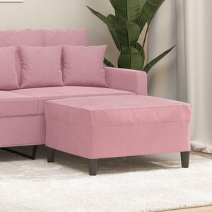 Fußhocker Rosa 70x55x41 cm Samt Vidaxl