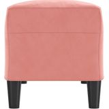 vidaXL Bankje 100x35x41 cm fluweel roze