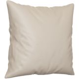 vidaXL-Sierkussens-2-st-40x40-cm-microvezelstof-crèmekleurig