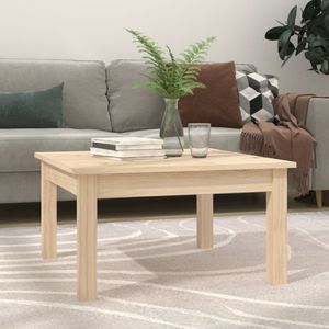 Couchtisch 55x55x30 cm Massivholz Kiefer Vidaxl