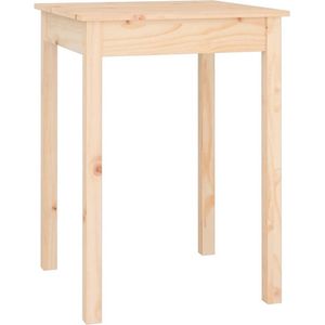vidaXL - Eettafel - Massief Grenenhout - 55x55x75 cm - Minimalistisch Design