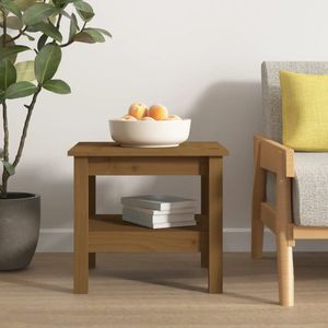 vidaXL Couchtisch Honigbraun 45x45x40 cm Massivholz Kiefer