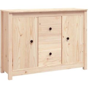 vidaXL Sideboard Sideboard 100x35x74 cm Massivholz Kiefer (1 St)