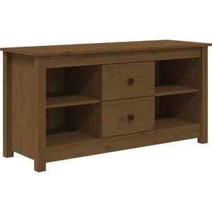 VidaXL-Tv-meubel-103x36,5x52-cm-massief-grenenhout-honingbruin
