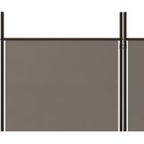 Kamerscherm - Antraciet - Stof - Inklapbaar Ontwerp