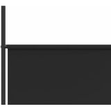 vidaXL - Kamerscherm - Zwart - Stof - Inklapbaar ontwerp