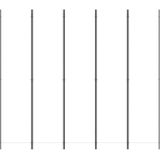 Kamerscherm - Wit - Stof - Inklapbaar Ontwerp