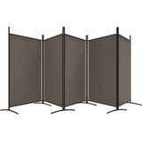 Vidaxl - 5-tlg. Paravent Anthrazit 433x180 cm Stoff