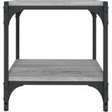 vidaXL-Tv-meubel-40x33x41-cm-bewerkt-hout-en-staal-grijs-sonoma-eiken