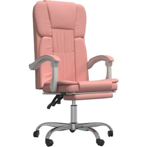 vidaXL-Kantoorstoel-verstelbaar-kunstleer-roze
