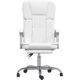 vidaXL-Kantoorstoel-verstelbaar-kuntsleer-wit