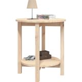 vidaXL Couchtisch Ø 55x60 cm Massivholz Kiefer
