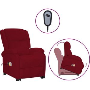 Massagestoel - Verstelbaar - Stof - Met Heffunctie en Massagefunctie