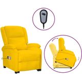 Massagestoel - Verstelbaar - Grijs - Stof - Met Heffunctie