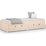 vidaXL Slaapbank 75x190 cm Massief Grenenhout - Small Single