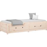 vidaXL Slaapbank 75x190 cm Massief Grenenhout - Small Single