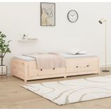 vidaXL Slaapbank 75x190 cm Massief Grenenhout - Small Single