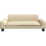 Vidaxl - Hundebett Creme 90x53x30 cm Stoff
