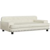vidaXL Hundebett Creme 90x53x30 cm Samt