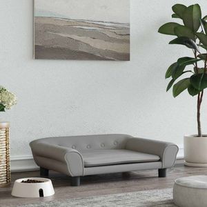 VidaXL-Hondenmand-70x48x22-cm-fluweel-lichtgrijs