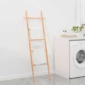 vidaXL Handdoekenladder 170 cm massief walnotenhout