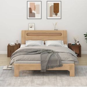 Nachttische 2 Stk. Braun Eichen-Optik 50x39x47 cm vidaXL