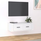 TV-Wandschrank Weiß 80x36x25 cm Holzwerkstoff Vidaxl