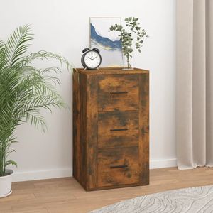 vidaXL Sideboard Räuchereiche 40x33x70 cm Holzwerkstoff
