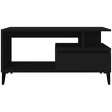 vidaXL Couchtisch Schwarz 90x49x45 cm Holzwerkstoff