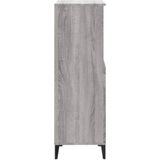 Highboard Grau Sonoma 60x36x110 cm Holzwerkstoff vidaXL